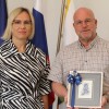 Županja Mateja Povhe in župnik Marko Japelj