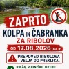 Do preklica je prepovedan ribolov na Kolpi in Čabranki