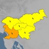 Oranžno opozorilo danes do večera velja za jugozahod