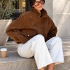 Jakna, balerinke, rjava barva, moda, stil