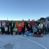 Tekmovalci Vaške olimpijade v Slovenski vasi