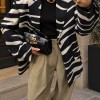 Zebra vzorec, blazer, suknjič