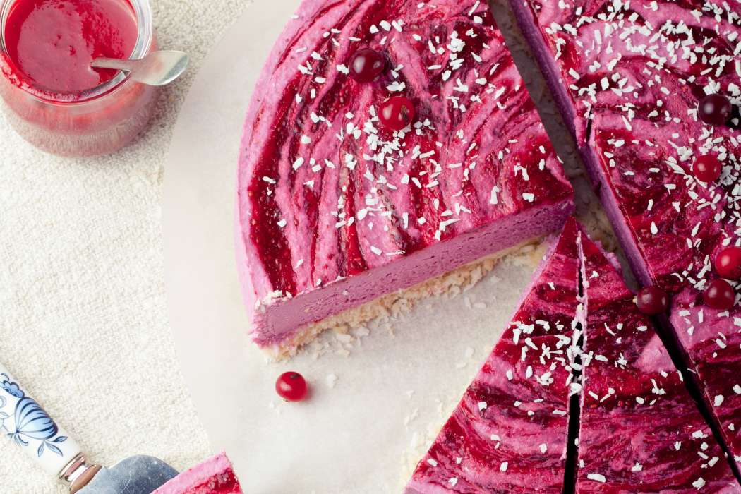 Raw vegan berry cheesecake gluten - Copy