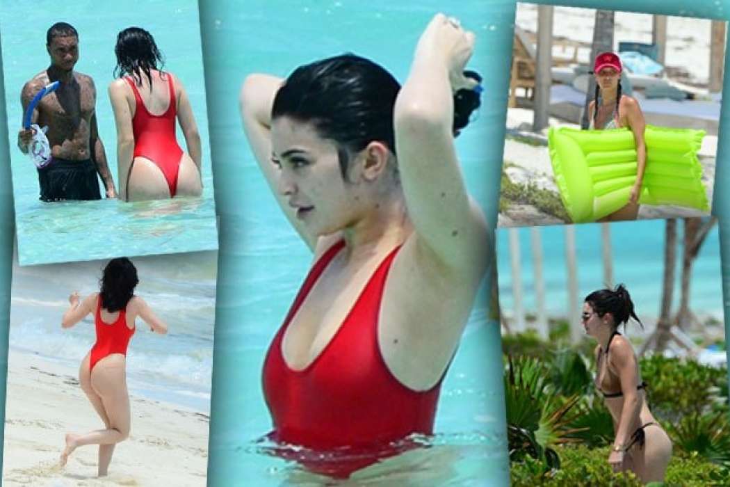 kylie-jenner-butt-thong-red-bikini-tyga-kissing-birthday-vacation-pp1