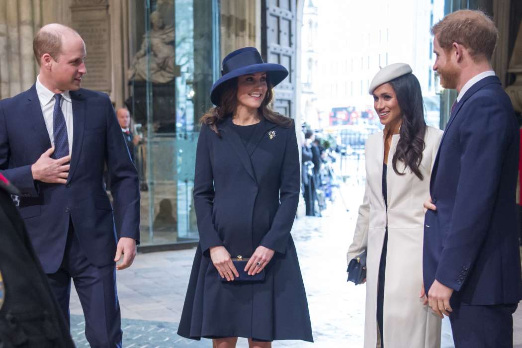 Princ William, Kate Middleton, Meghan Markle in princ Harry