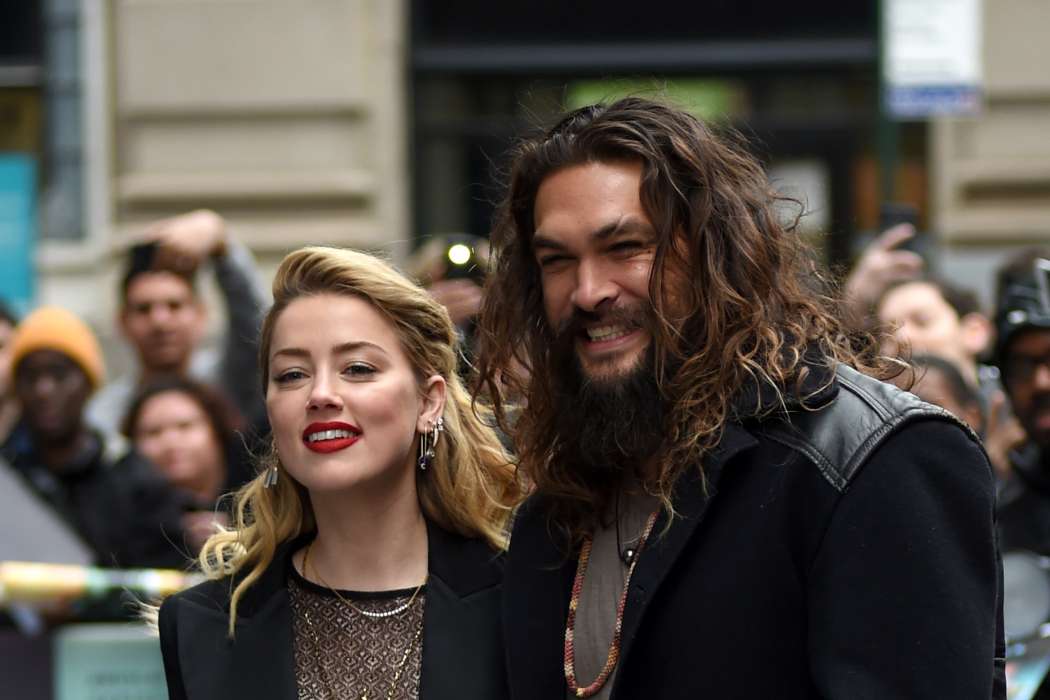 Amber Heard in Jason Momoa