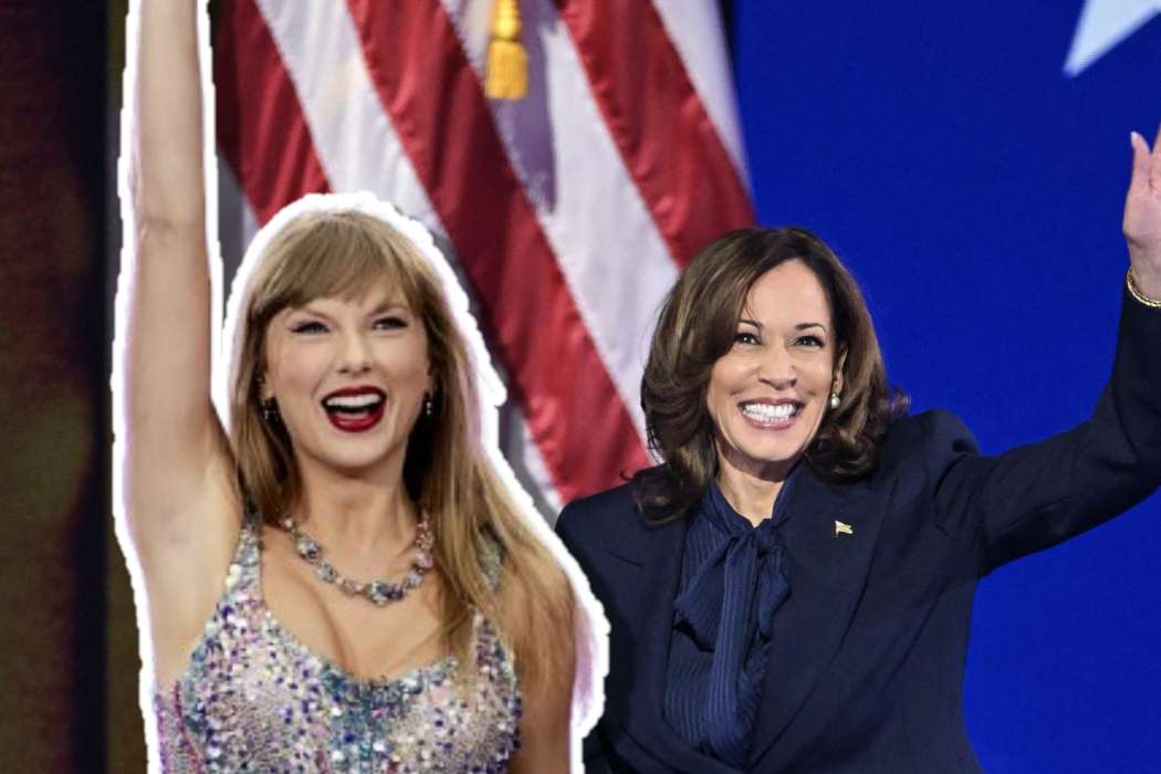 Taylor Swift in Kamala Harris