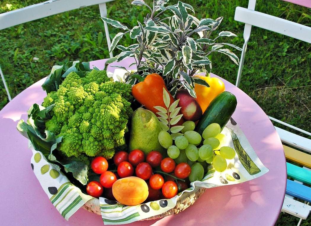 košara sadje zelenjava