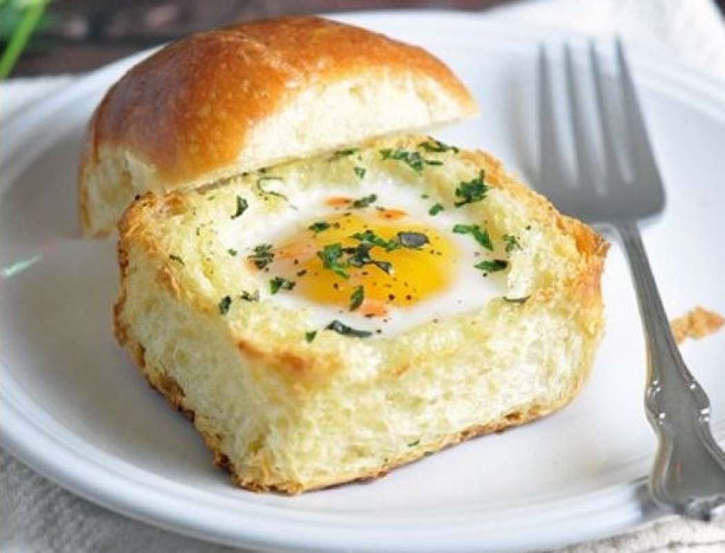 kruh, jajca