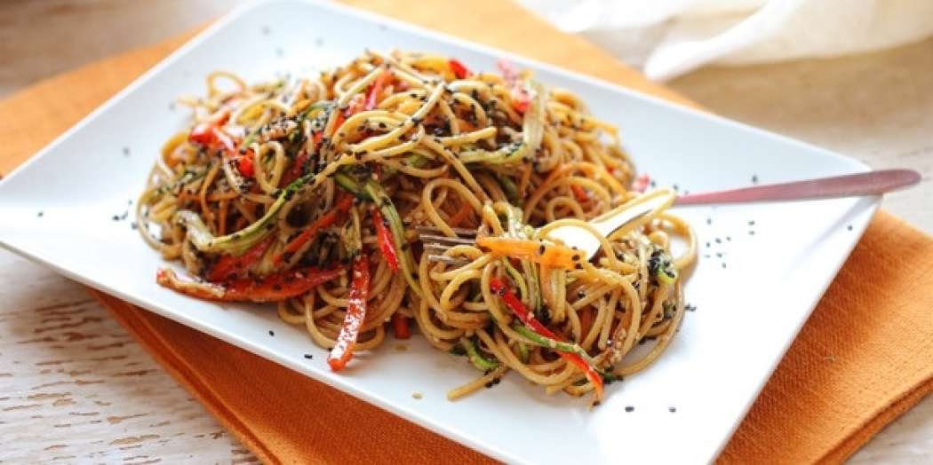 špageti z zelenjavo