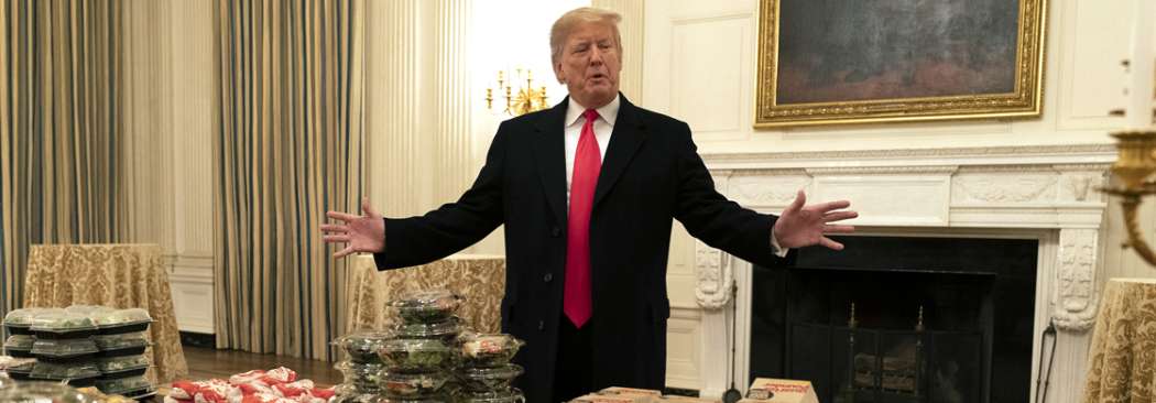 Donald Trump, hamburgerji, pice, mcdonalds