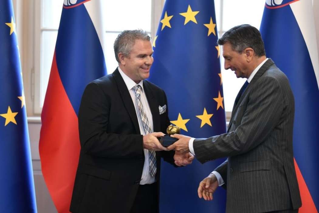 Miha Deželak in Borut Pahor