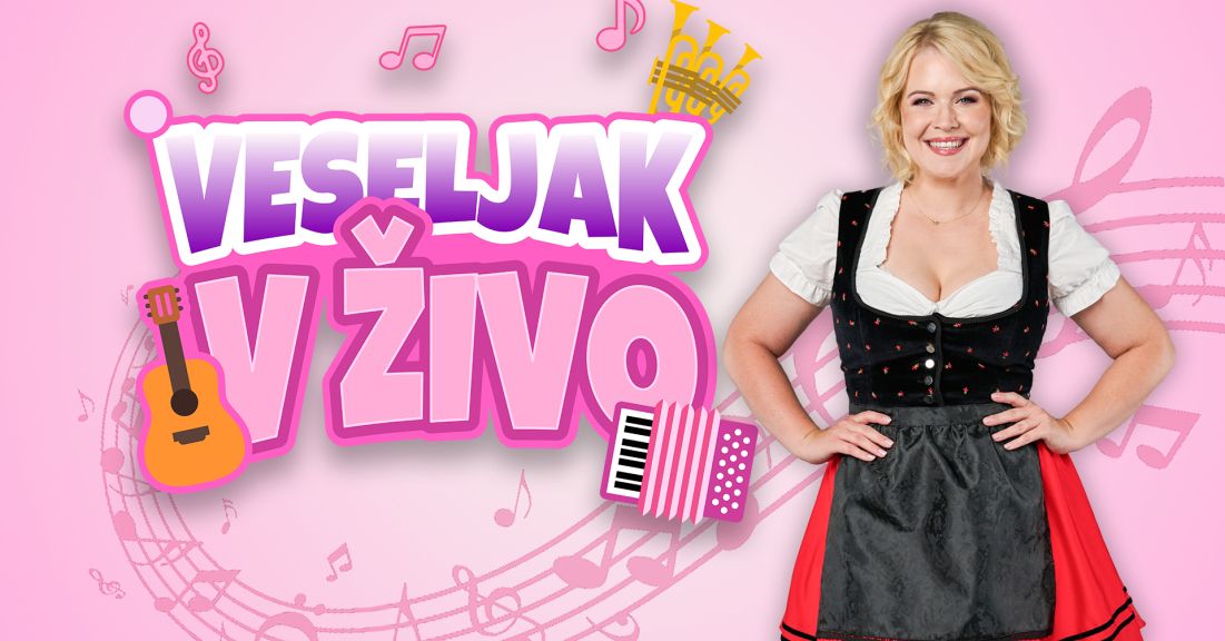 Nova sezona oddaje Veseljak v živo prinaša še več smeha in dobre glasbe!