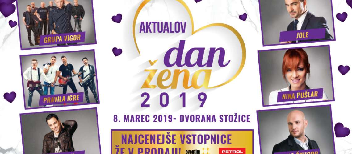 Vstopnice Za Aktualov Dan Zena 2019 So V Prodaji Od Tega Trenutka