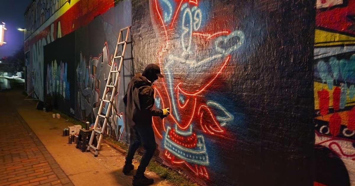 Umetnik Fat Cap Sprays poskrbel, da je London zaživel