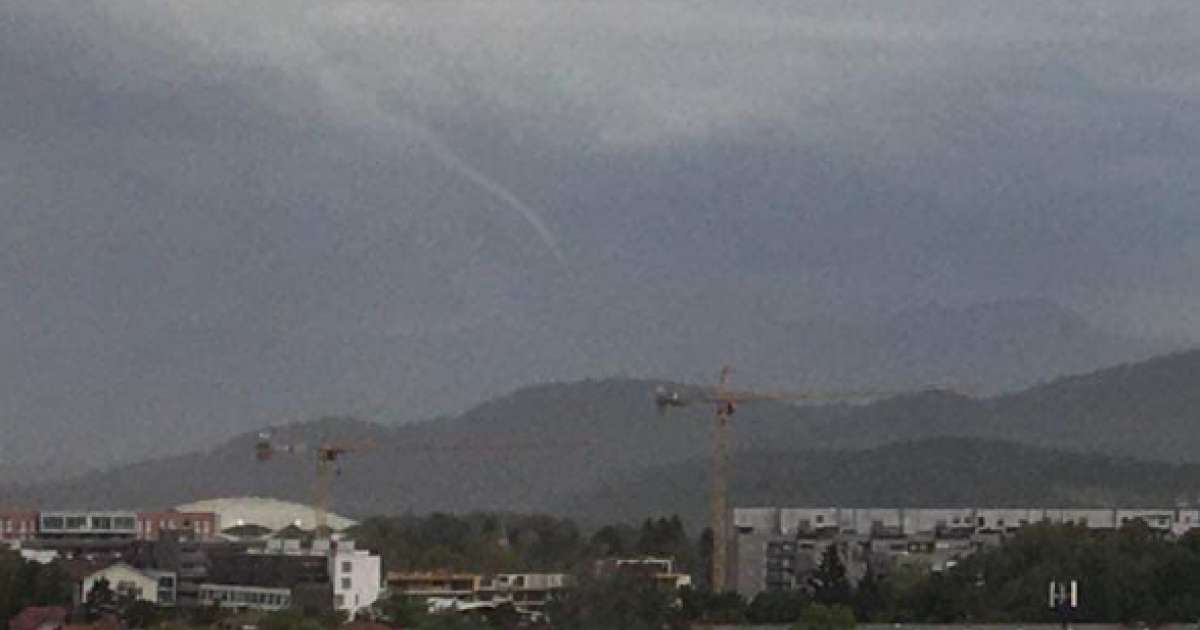 Une tornade a-t-elle fait des ravages à Ljubljana et Kranj ?