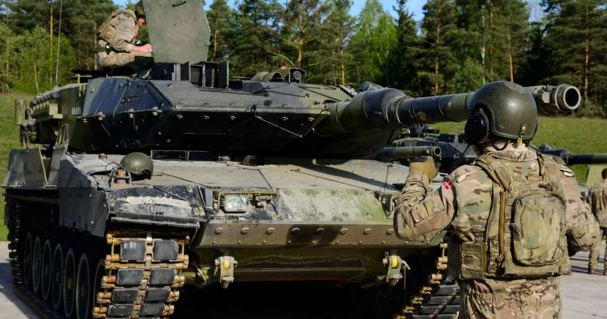 Deutschland lenkte ein und schickte Panzer in die Ukraine