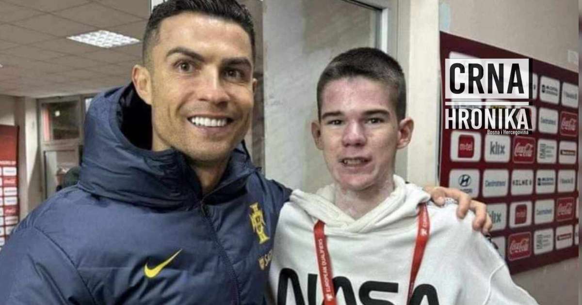 Ronaldo realizou o sonho de um menino doente de 16 anos de Mostar