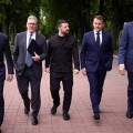 tusk, starmer, zelenski, macron, Friedrich Merz