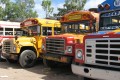 Stari šolski avtobusi še vedno služijo namenu.