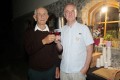 Jože Bregar z očetom, 95-letnim Francem Bregarjem. Jože nam je povedal, da snemanje za njihovo domačijo ni bilo moteče, najbolj pa si ga bo zapomnil po prijetnih srečanjih s celotno ekipo.