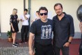 Andraž Hribar in glasbeni producent Dejan Radičević ob izdaji novega albuma "Čas je"