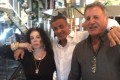 Jackie Stallone s sinovoma Frankom in Sylvestrom