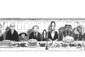 Originalni liki, ki jih je narisal Charles Addams, so bili karikatura stereotipne ameriške družine 20. stoletja.