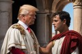 Če bi bil Donald Trump resnično časovni popotnik, bi gotovo obiskal antični Rim.