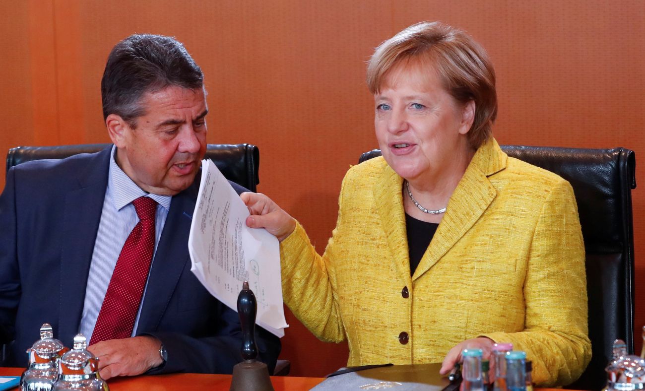 Sigmar Gabriel, angela merkel