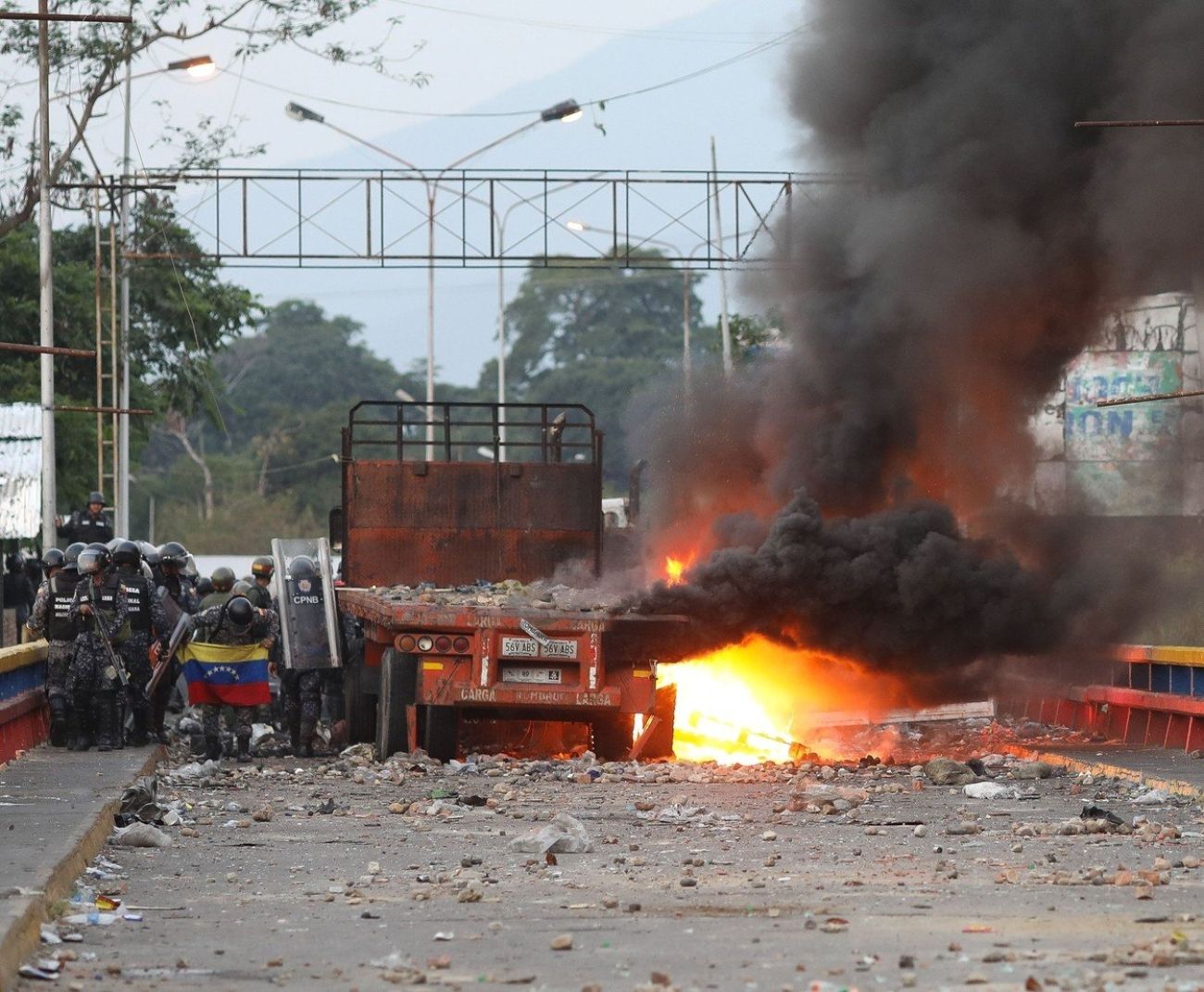 venezuela, meja, spopadi