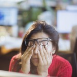 utrujene oči, računalnik