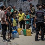 gaza, čakanje na vodo