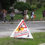 šolska pot vozi previdno