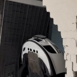 avto nesreča garaža