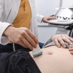 kila, ultrazvok trebuha