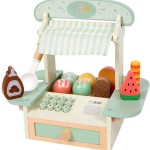 Lesena igrača stojnica za sladoled Mini Matters