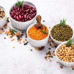 Peas, lentils, chickpeas, beans