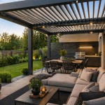 pergola, terasa
