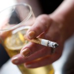 kajenje in alkohol, cigareti