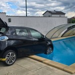 renault zoe, bazen