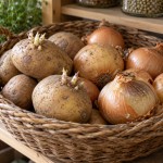 kompir, cebula, shranjevanje-zivil