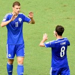 Miralem Pjanic Dzeko Bosna