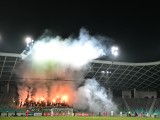 Olimpija kaznovana zaradi vedenja navijačev na tekmi proti Aluminiju