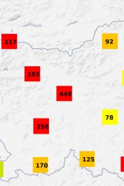 V teh krajih po državi zelo velika požarna ogroženost