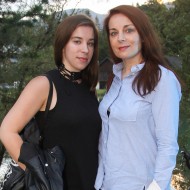 Saša Broz in hči Sara Zidarić