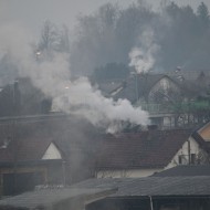 medvode, inverzija, onesnažen zrak