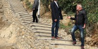 Obnovljeno stopnišče na Bregu