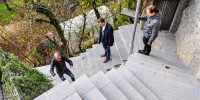 Obnovljeno stopnišče na Bregu