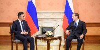 Premier Marjan Šarec na obisku v Rusiji